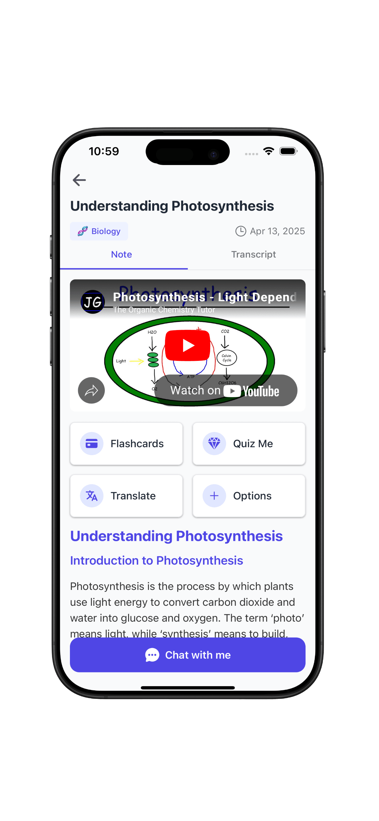 Studsy Study Interface
